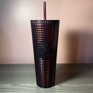 2020 STARBUCKS HOLIDAY BERRY GRID DISCO TUMBLER